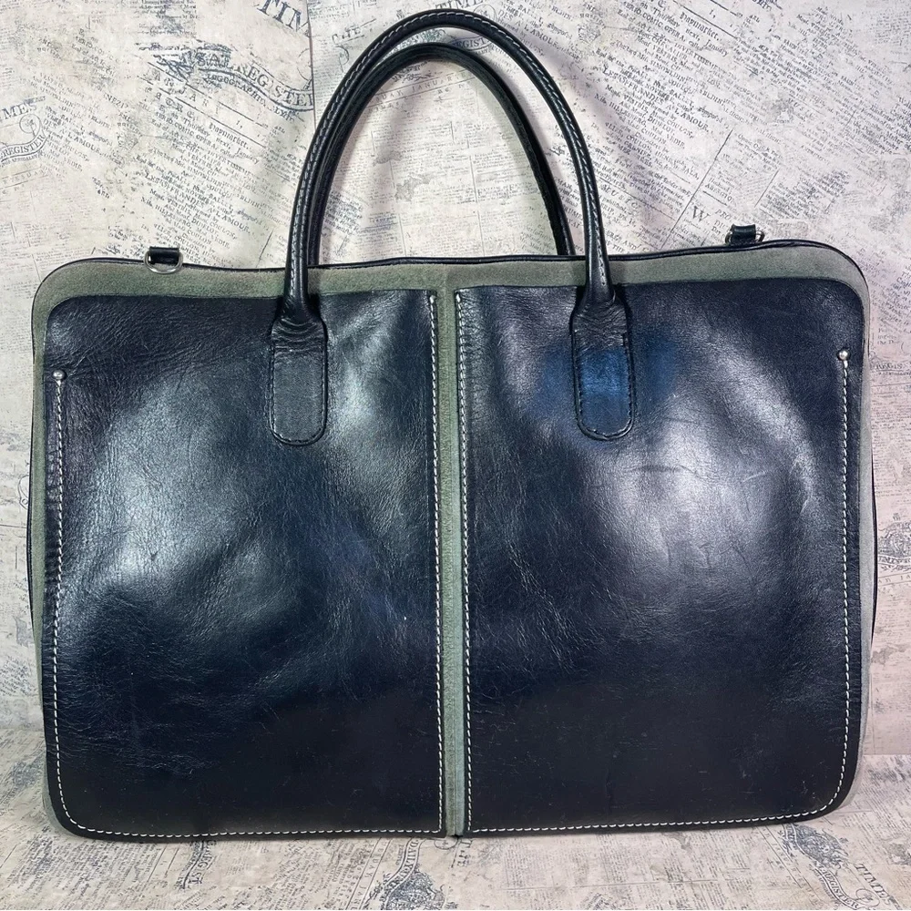 Humawaca Cowhide Briefcase for Laptop/Tablet